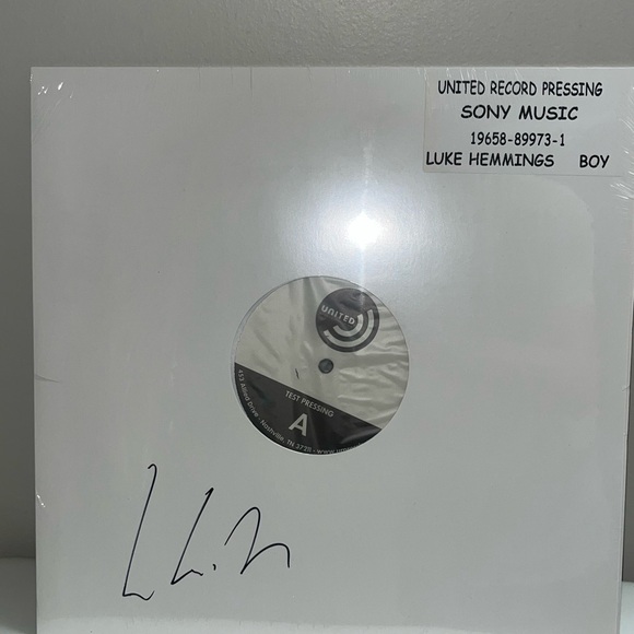 Luke Hemmings - boy Limited Edition Signed & Numbered Test Pressing #100/750 🔥 - Picture 2 of 5